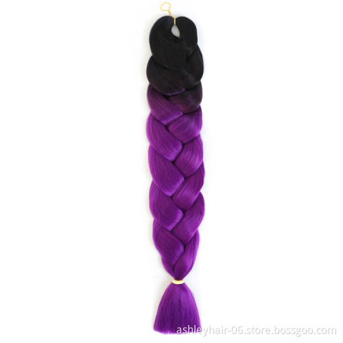 32 Inch 165G Premium Fiber 100% Synthetic Hair Extensions Extra Long Kanekalon Jumbo Twist Braid